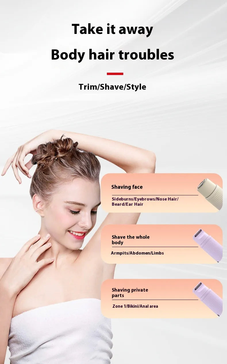 Serenuvia Double-Headed Electric Shaver