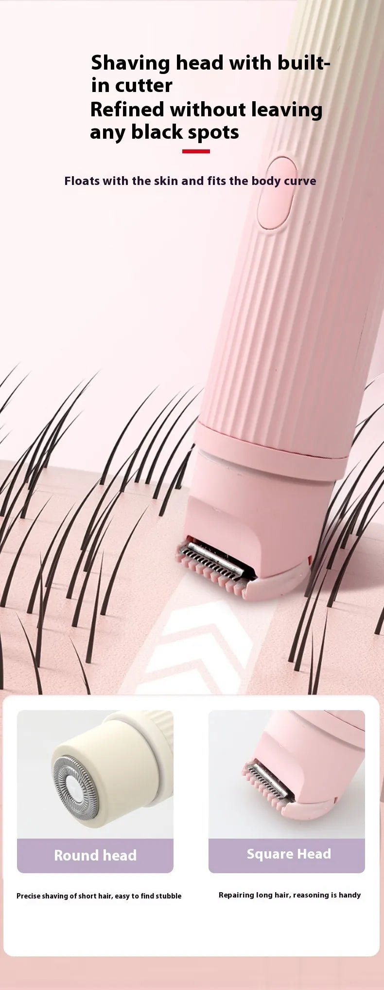Serenuvia Double-Headed Electric Shaver